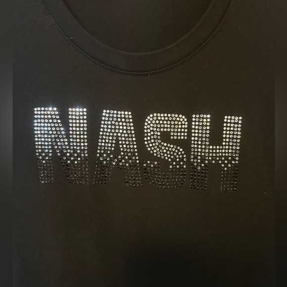 Nashville rhinestone “Nash” large tshirt. Super soft. Like new - Picture 3 of 8